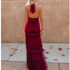 Open Your Heart Halter Maxi dress